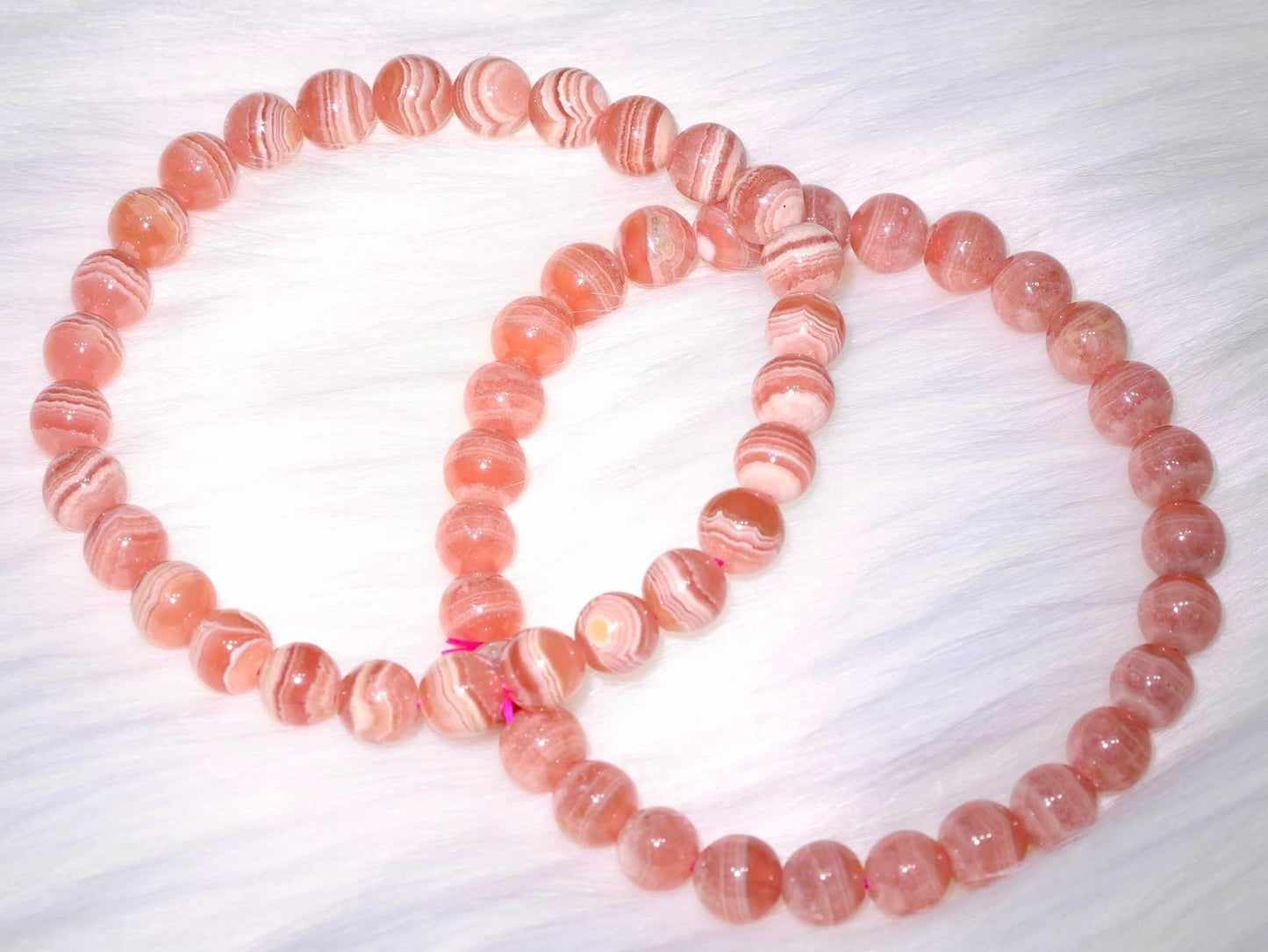 7mm rhodochrosite bracelet