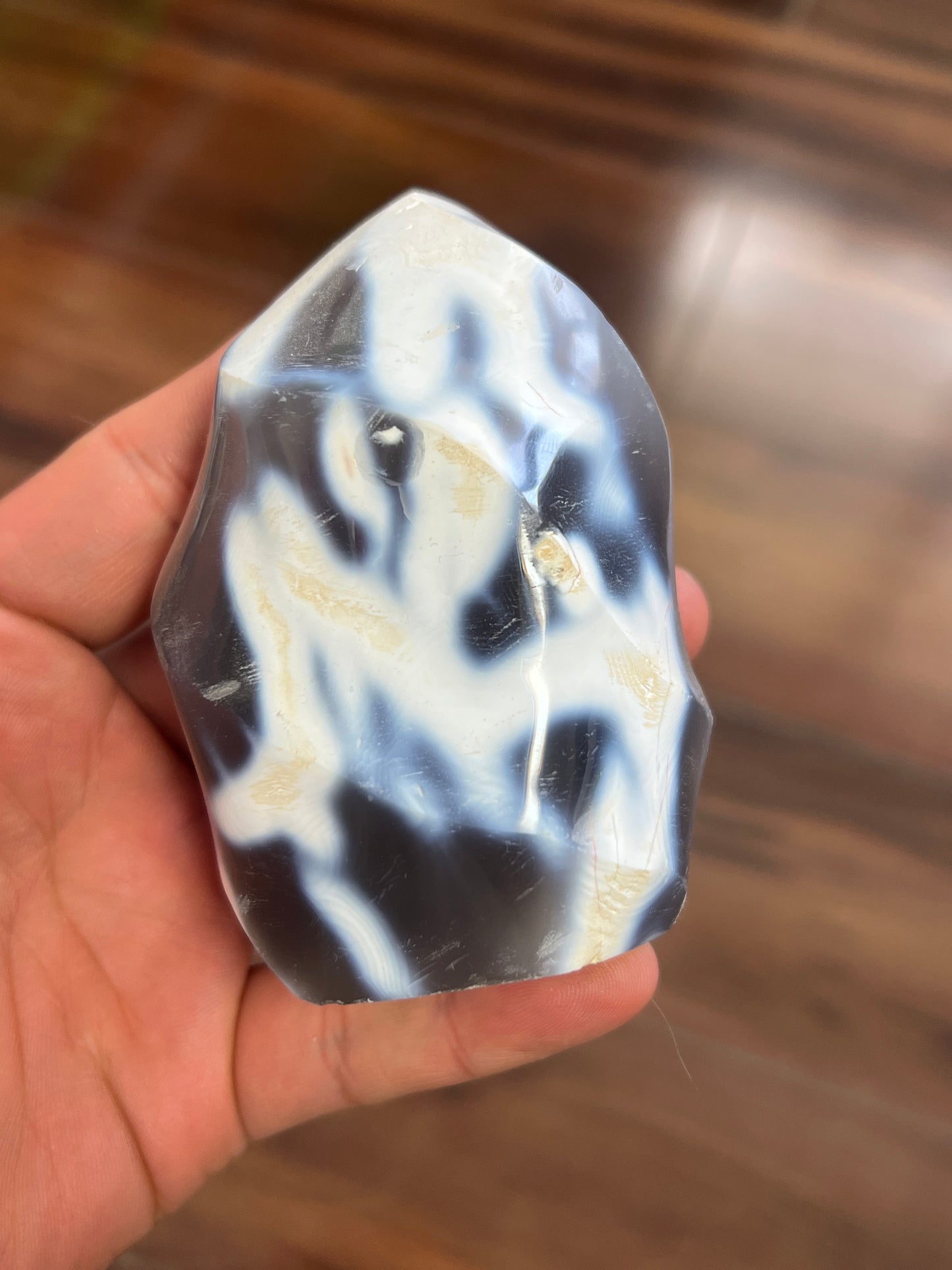 Orca agate flame