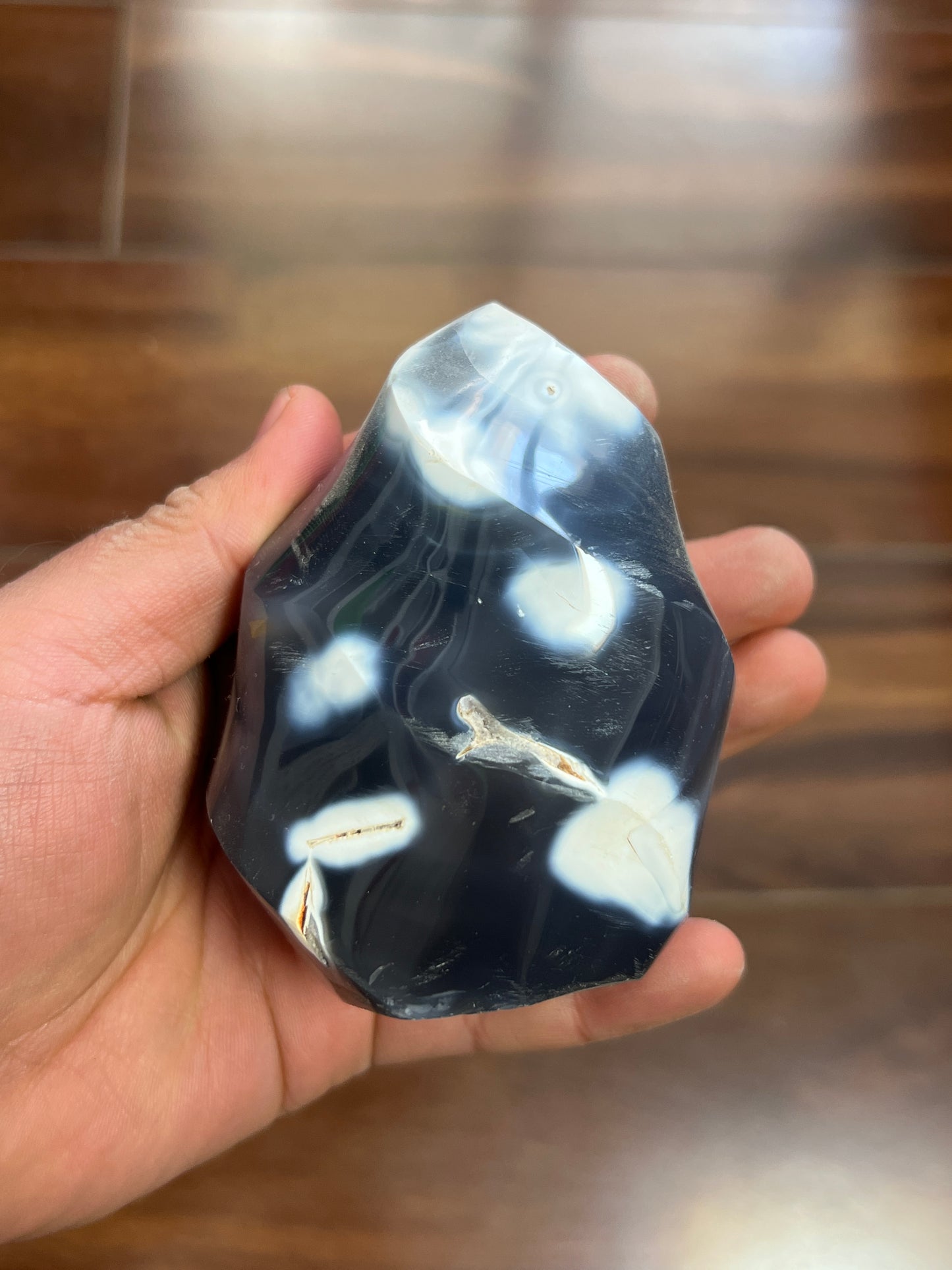 Orca agate flame