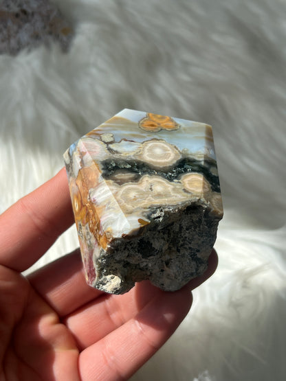 Eighth vein ocean jasper freeform