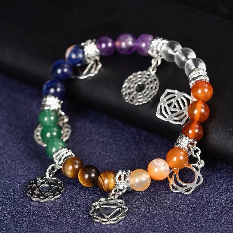 Chakra symbol bracelet