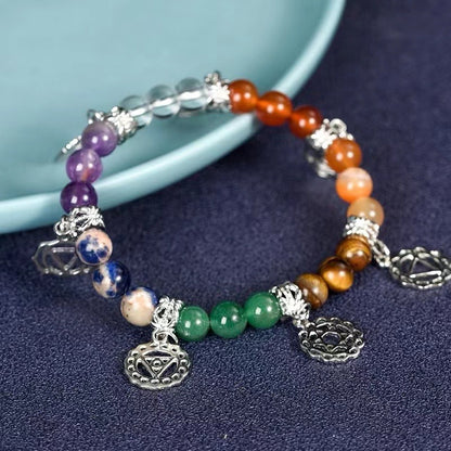 Chakra symbol bracelet