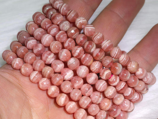 7mm rhodochrosite bracelet