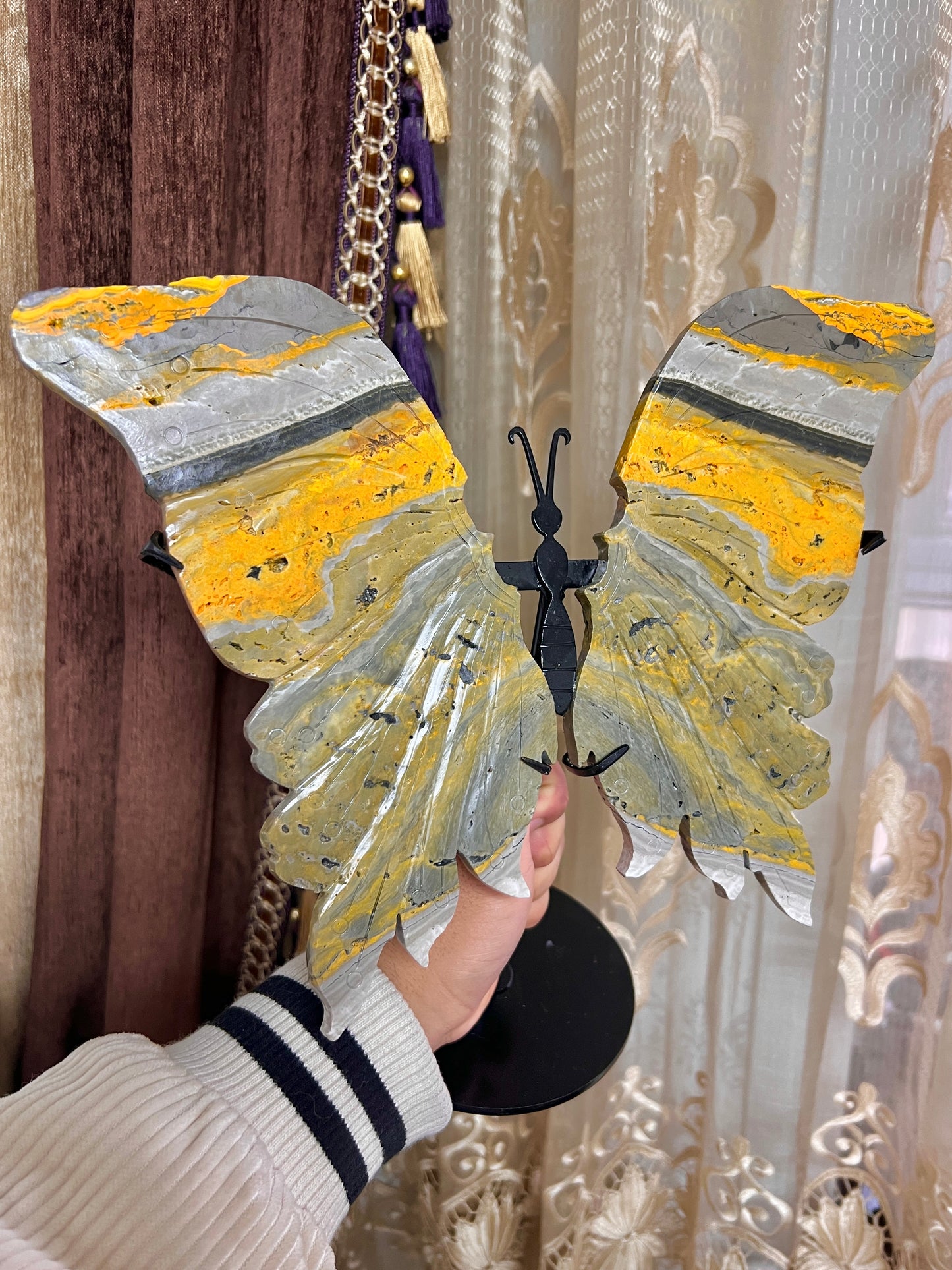 Bumblebee jasper butterfly wings