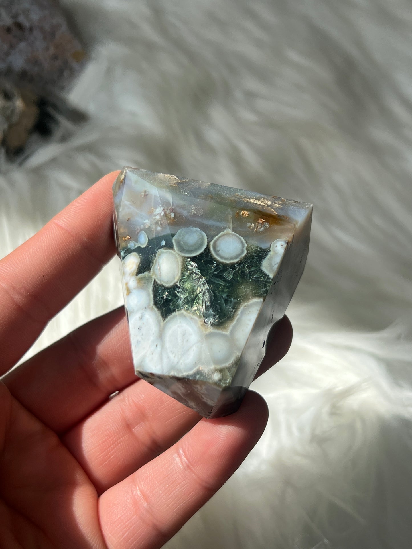 Eighth vein ocean jasper freeform