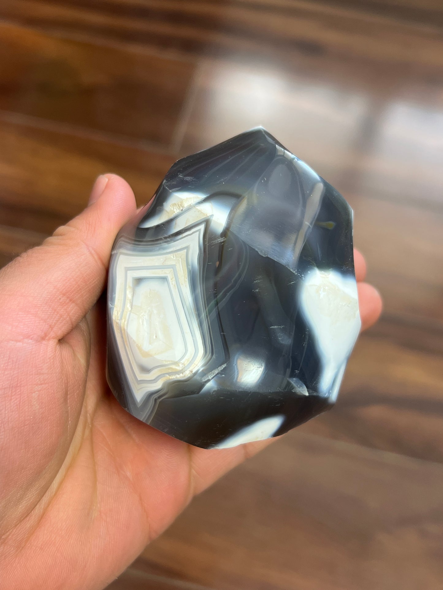 Orca agate flame