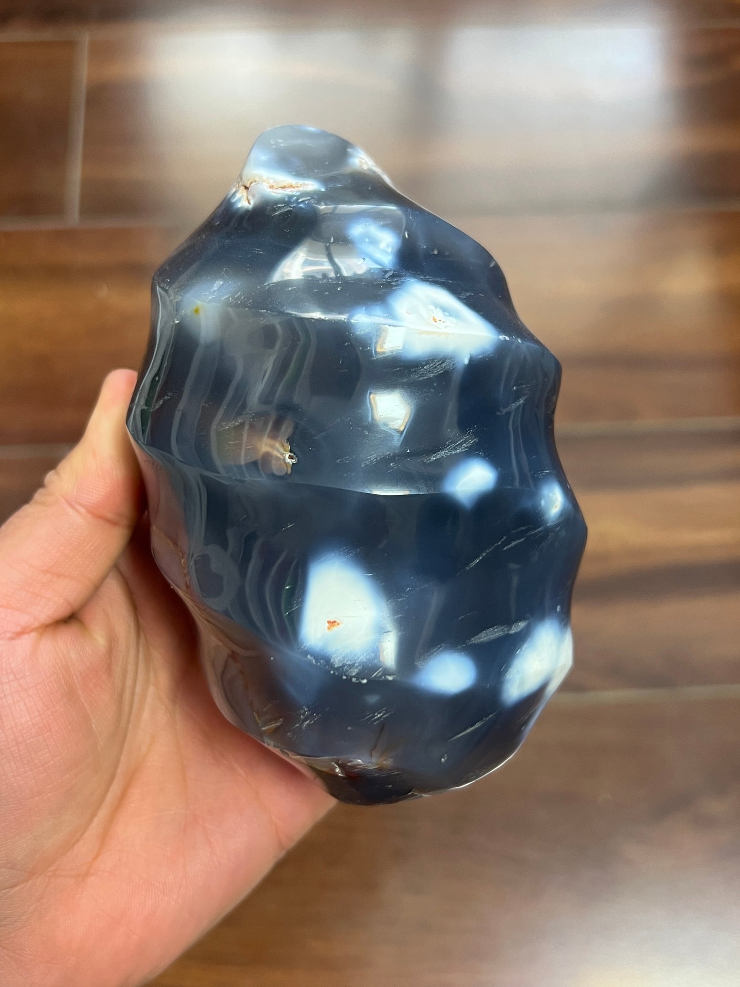 Orca agate flame