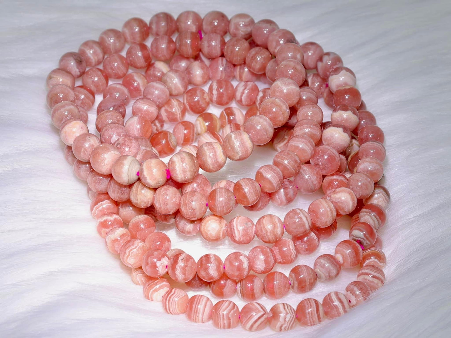 7mm rhodochrosite bracelet