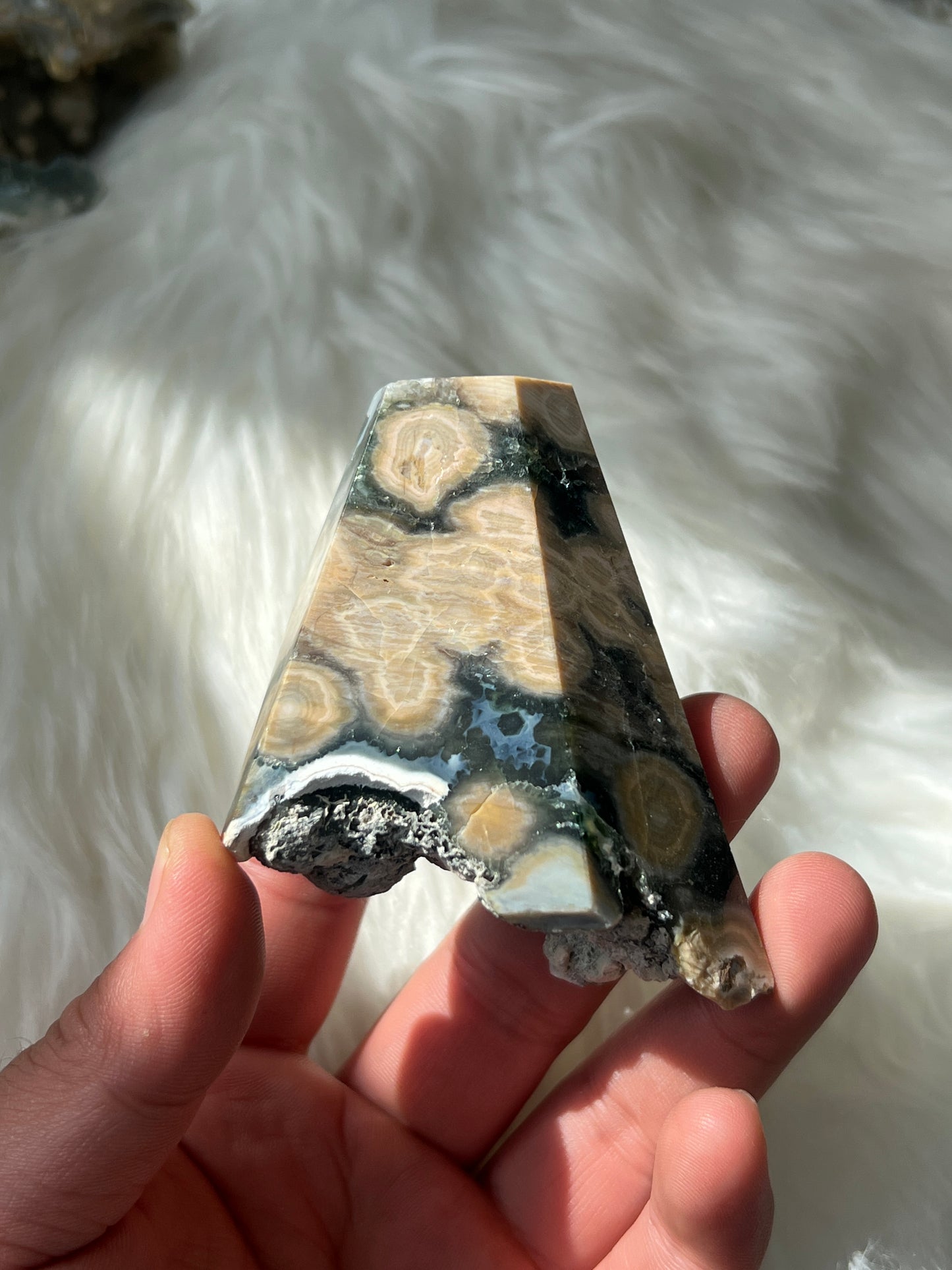 Eighth vein ocean jasper freeform