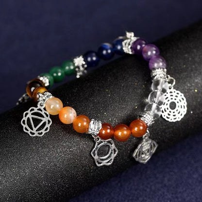 Chakra symbol bracelet