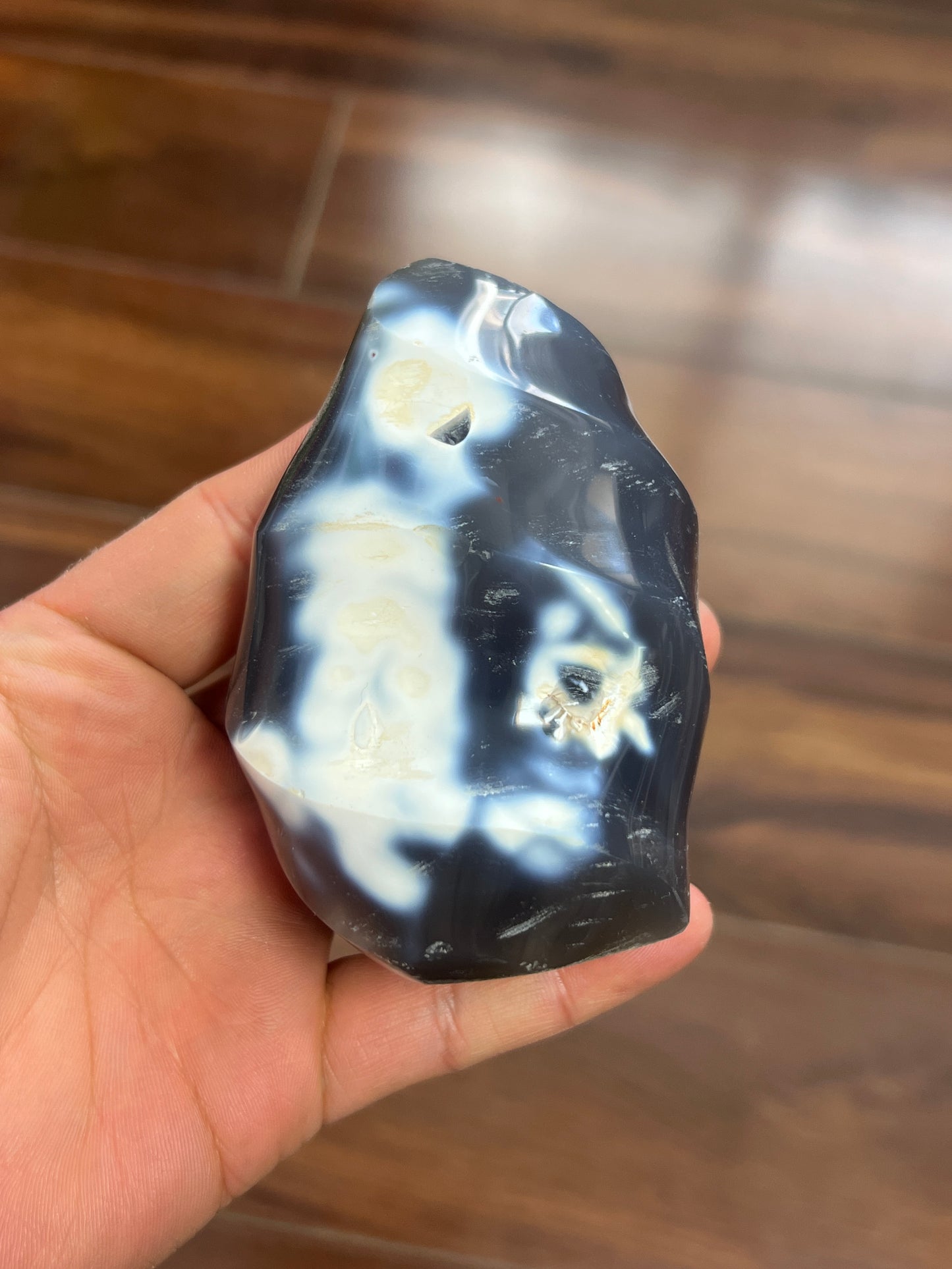 Orca agate flame