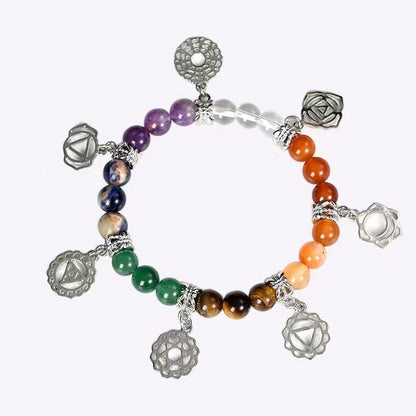 Chakra symbol bracelet