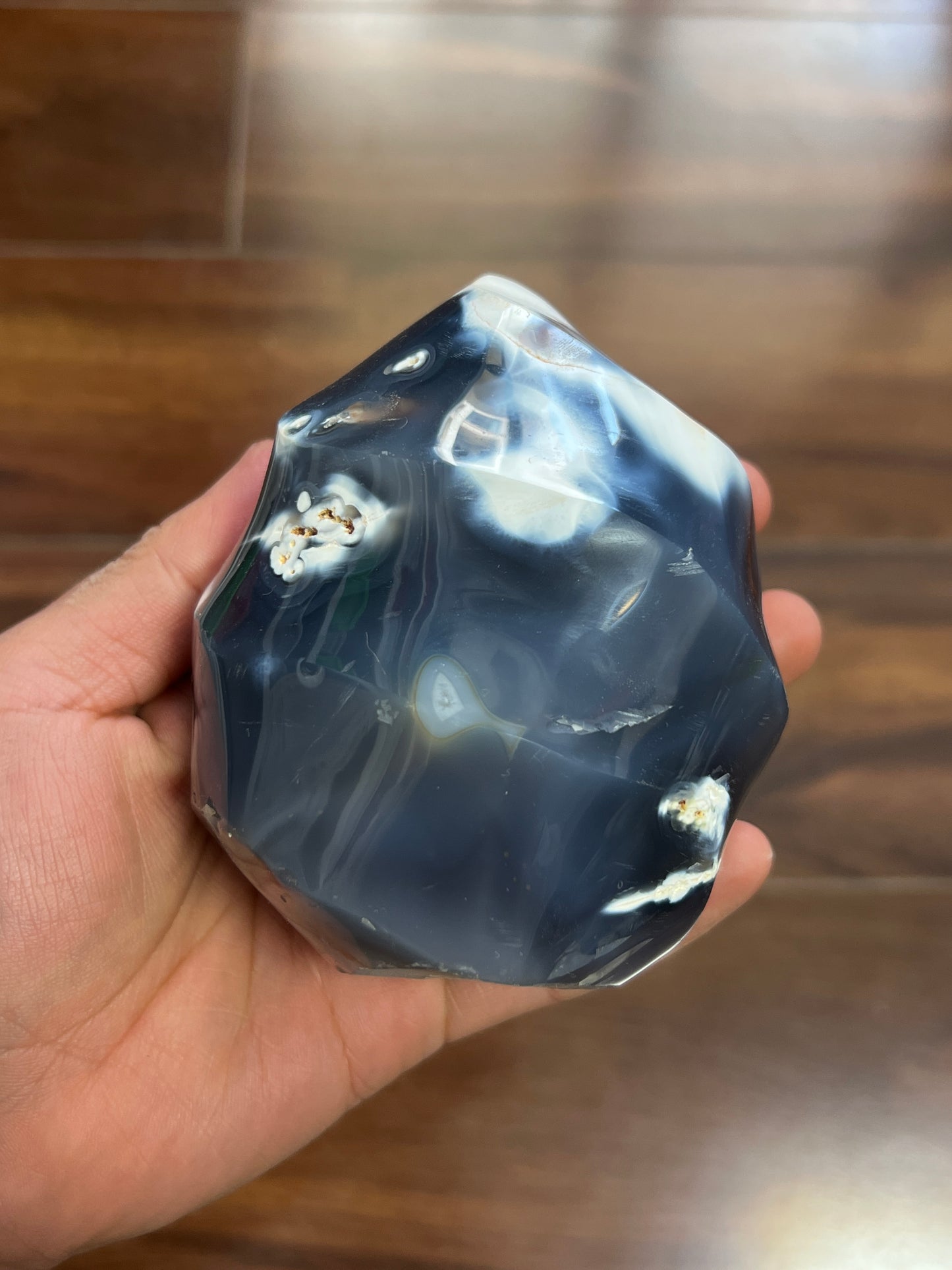 Orca agate flame